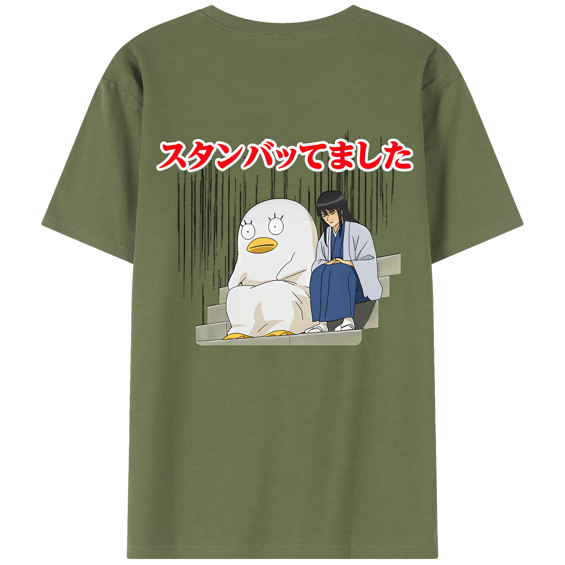 （画像用） ぎんたま 坂田銀時（さかたぎんとき） 神楽 志村新八（しむら しんぱち） GINTAMA Sakata Gintoki Kagura Shimura Shinpachi 綿100％半袖Tシャツ（背面プリント）